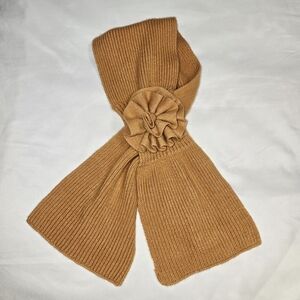 Portolano Cashmere Loop Scarf With Flower